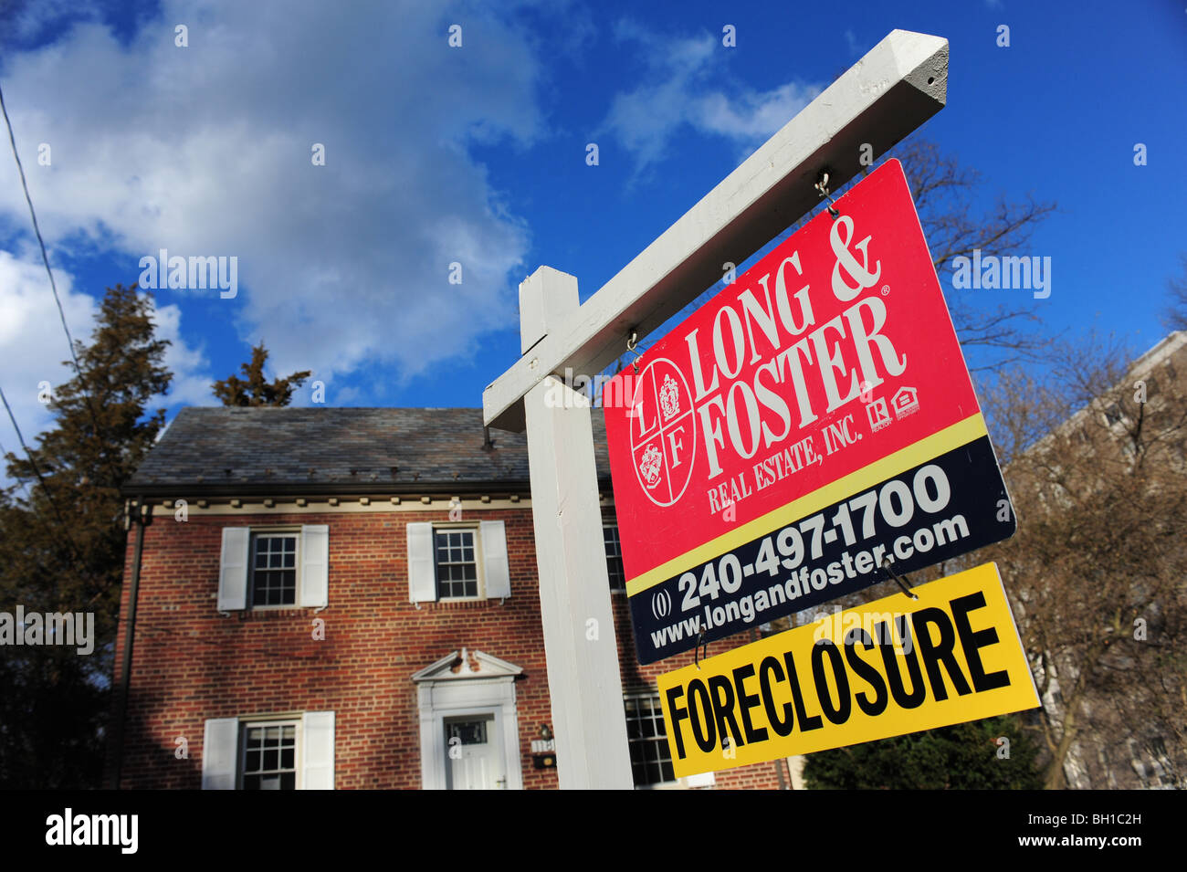 Wirtschaft, Immobilien, home Abschottung USA Maryland Konkurs (nur Redaktion) Stockfoto