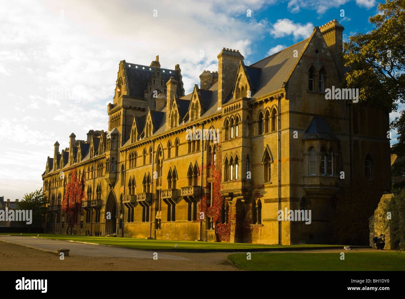 Wiese bauen Christus Kirche College Oxford England UK Europe Stockfoto