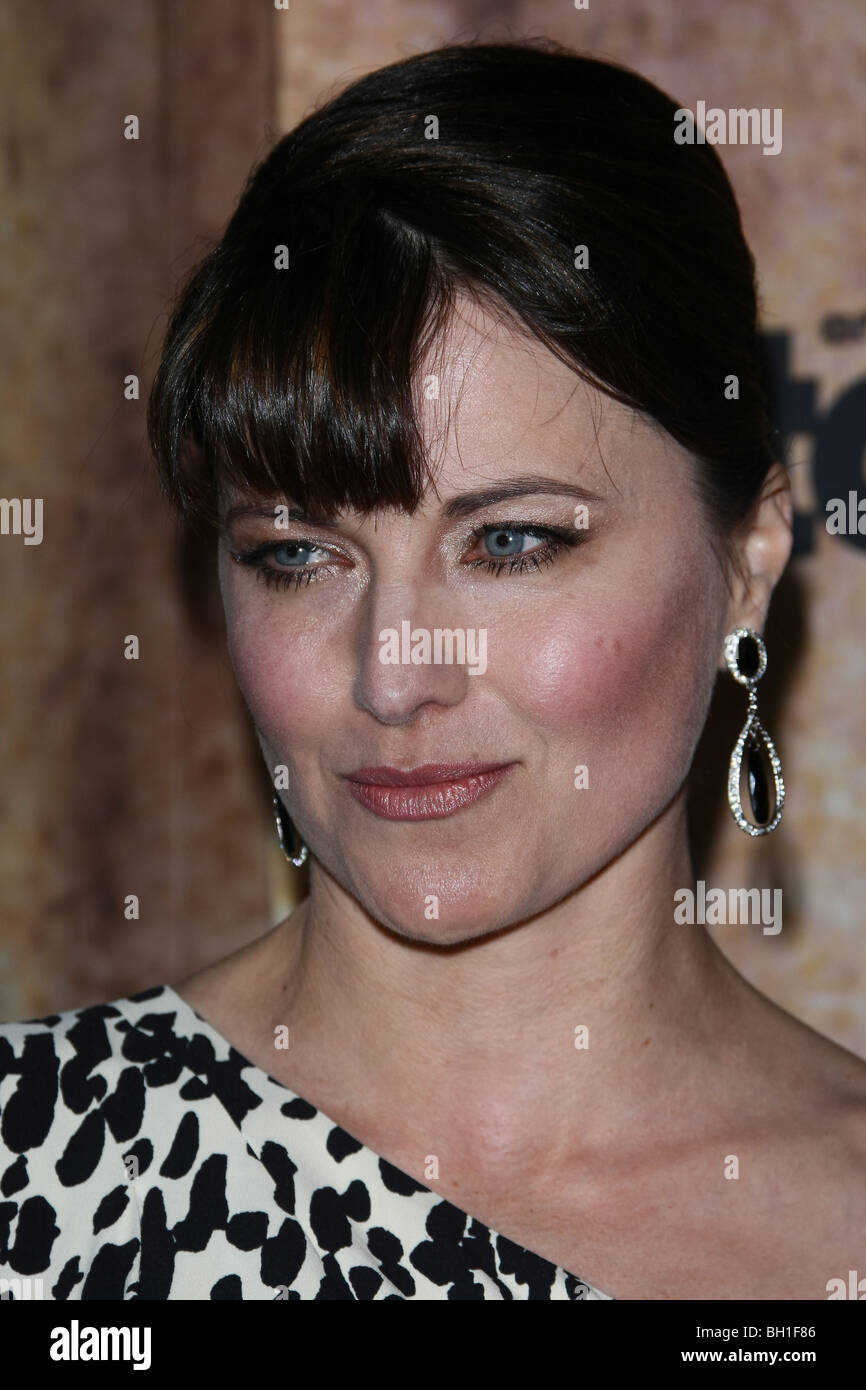 LUCY LAWLESS SCHAUSPIELERIN LOS ANGELES CA USA 14.01.2010 Stockfoto