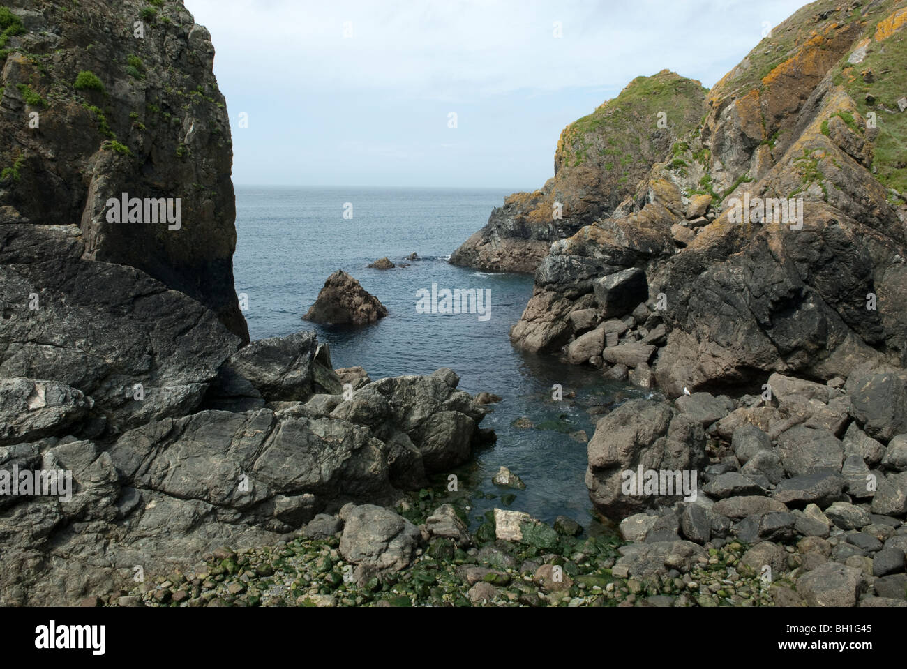 Coverack Cornwall UK Stockfoto