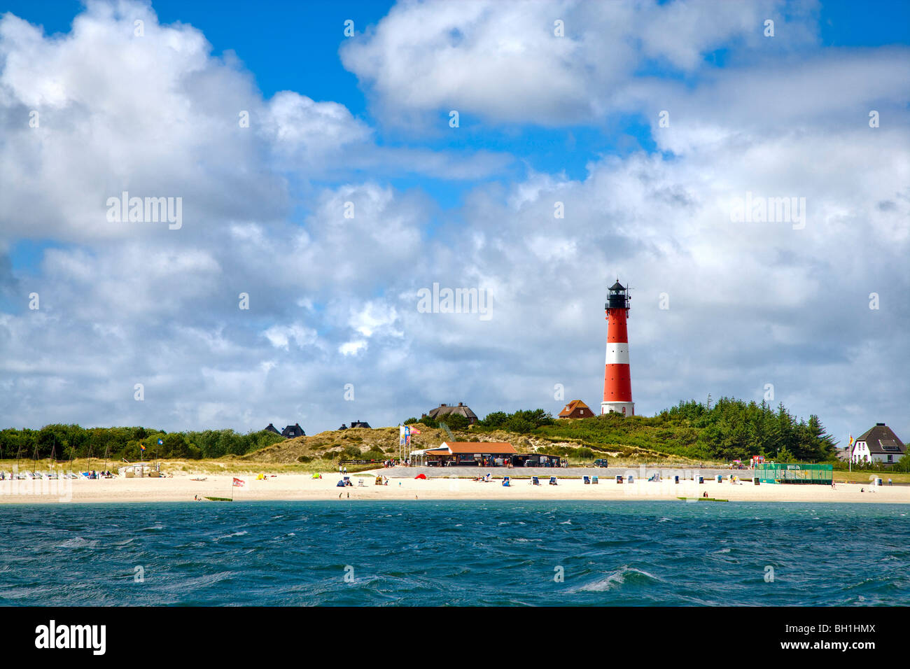 Leuchtturm, Hoernum, Sylt Insel, Schleswig-Holstein, Deutschland Stockfoto