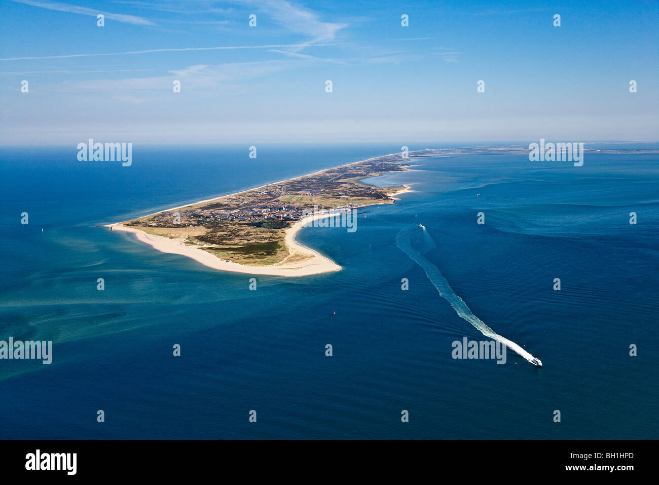 Luftaufnahme der Insel Sylt, Schleswig-Holstein, Deutschland Stockfoto