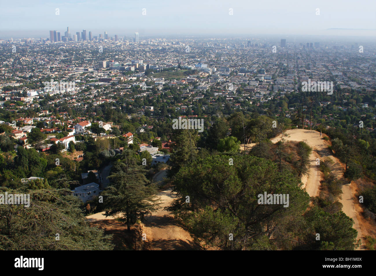 L.A Ansicht Stockfoto