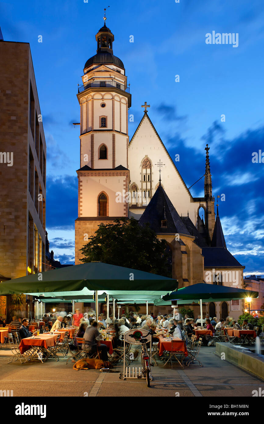 Thomas Kirche, Leipzig, Sachsen, Deutschland Stockfoto