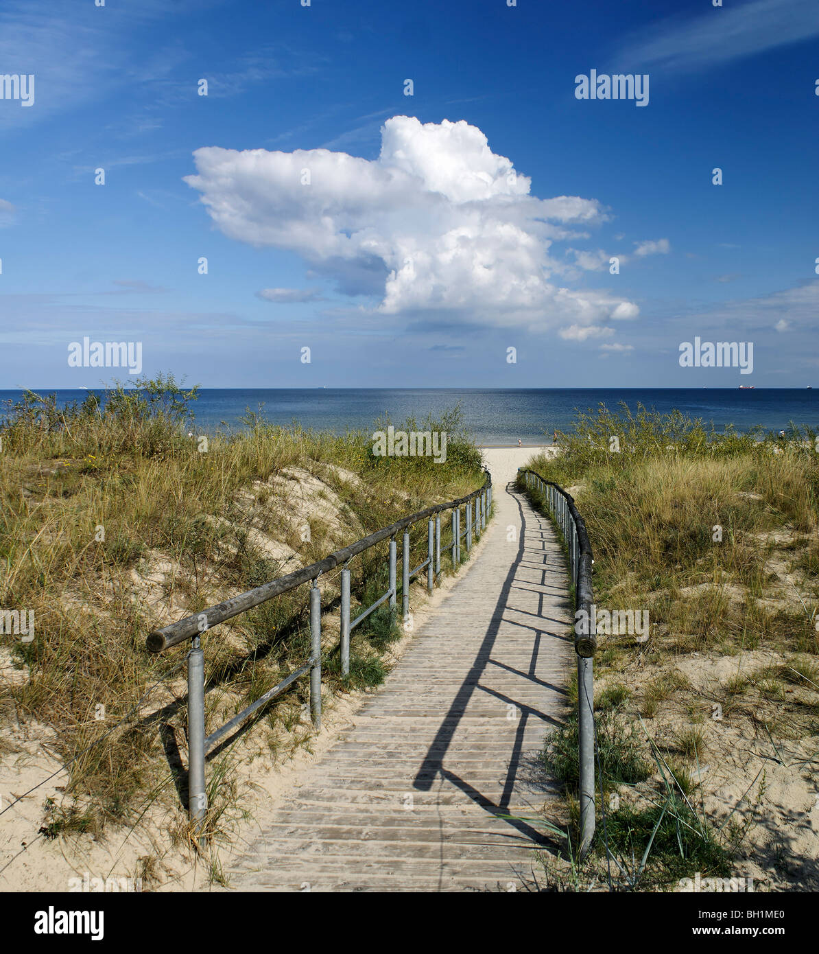 Strand, Heringsdorf, Ostsee, Mecklenburg-Western Pomerania, Deutschland Stockfoto