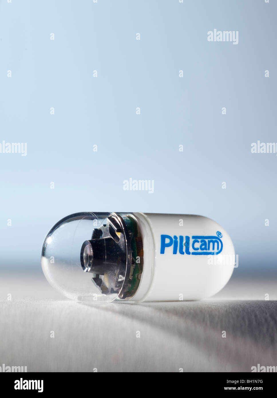 Pillcam Kapsel Endoskopie miniatur Kamera für medizinische Zwecke Stockfoto