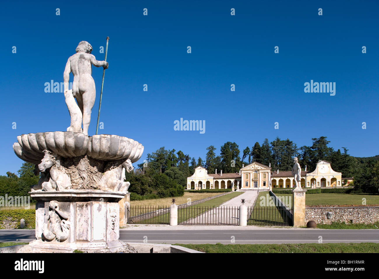 Villa Barbaro, Maser, Veneto, Italien Stockfoto