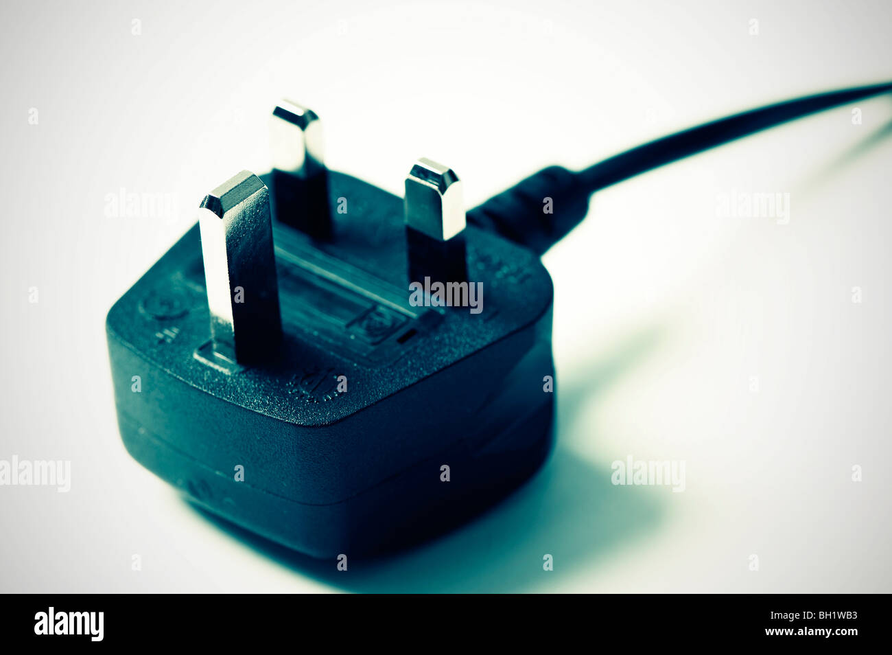 UK 3 pin 13 Amp-Stecker Stockfoto