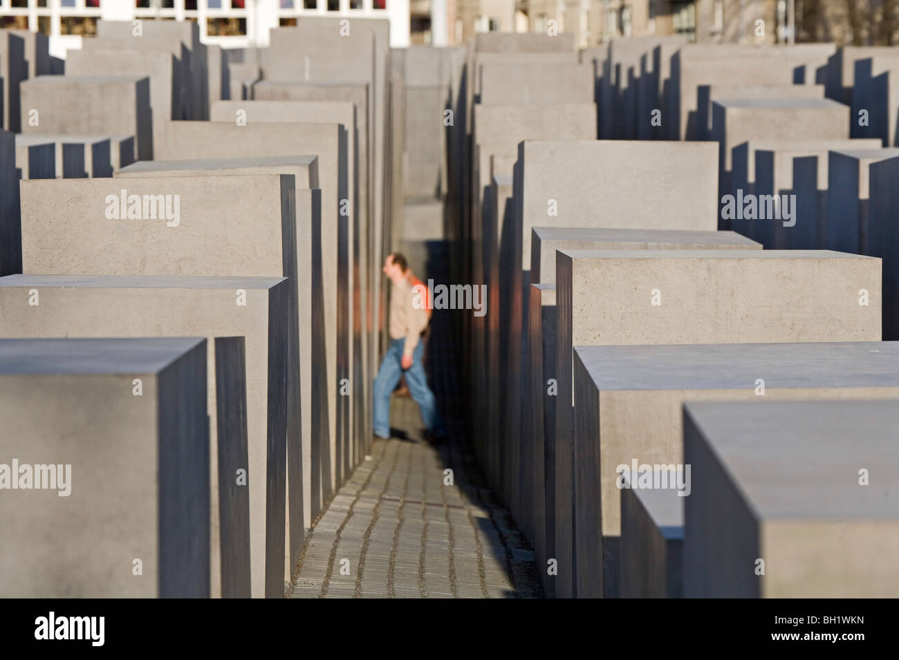 Das Denkmal für die ermordeten Juden Europas, Holocaust-Gedenkstätte, Berlin Deutschland Stockfoto