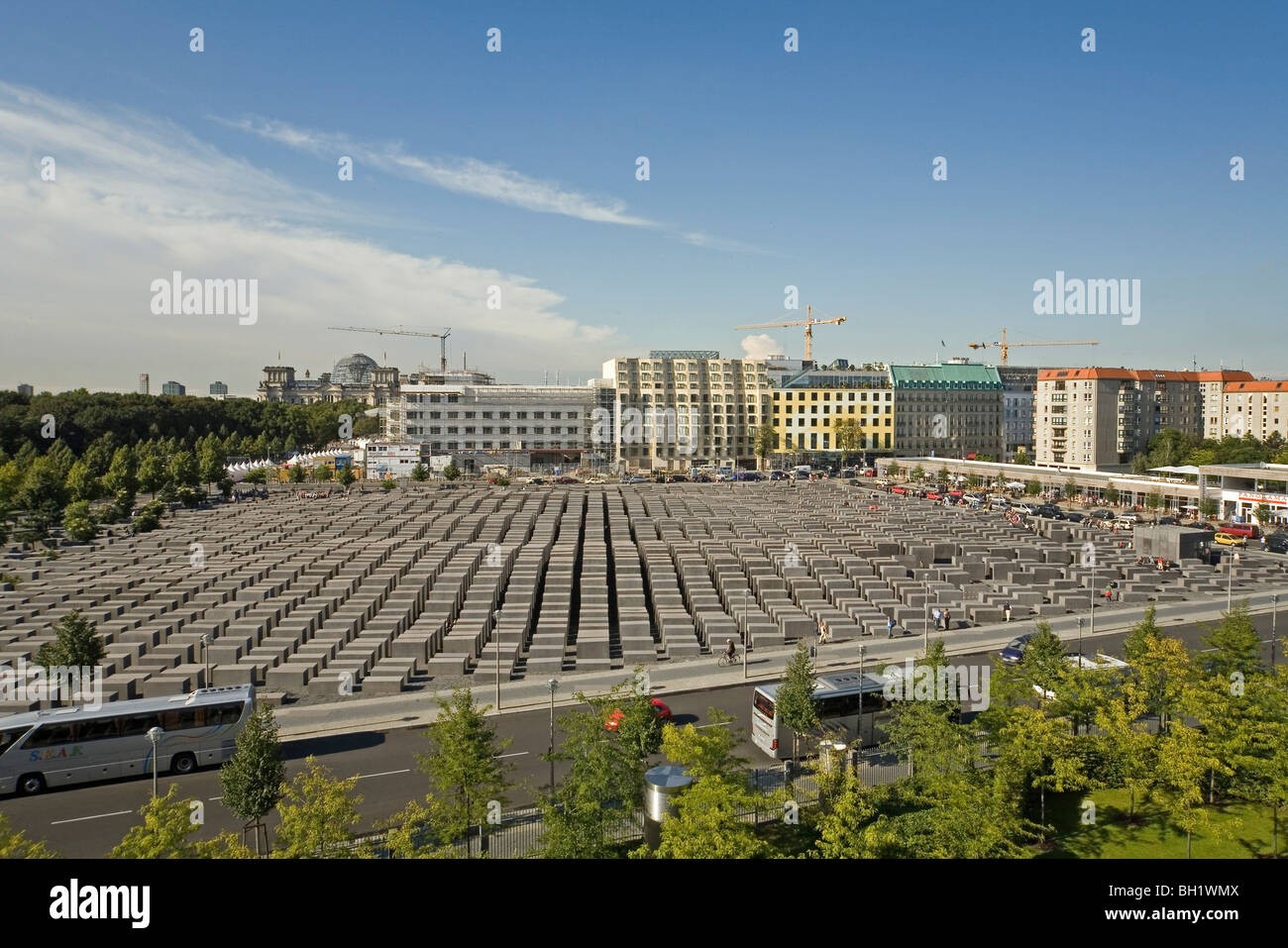 Das Denkmal für die ermordeten Juden Europas, Holocaust-Gedenkstätte, Berlin Deutschland Stockfoto