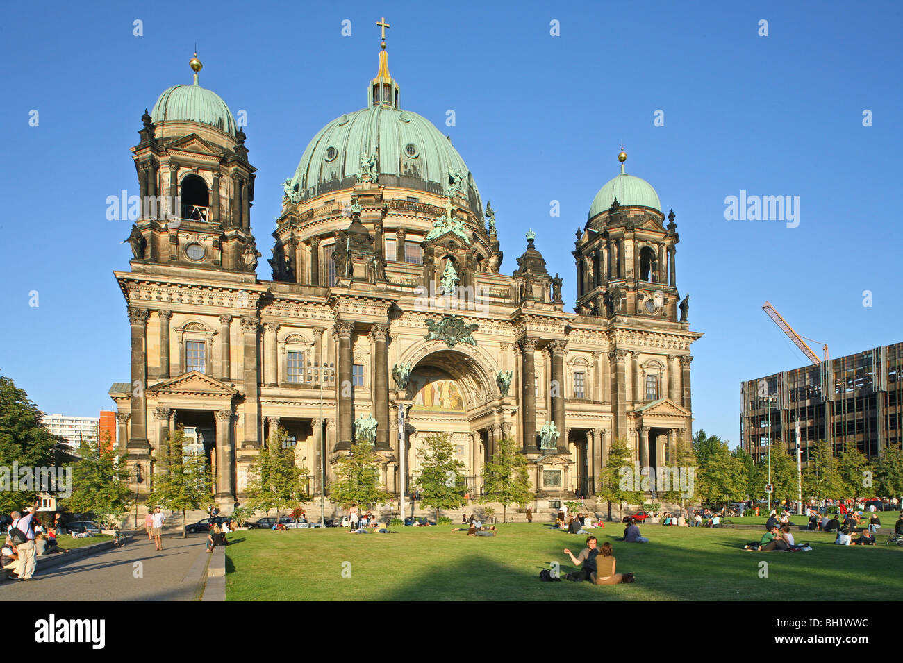 Berliner Dom, Berliner Dom Kirche, Lustgarten, Sommer, Berlin Stockfoto