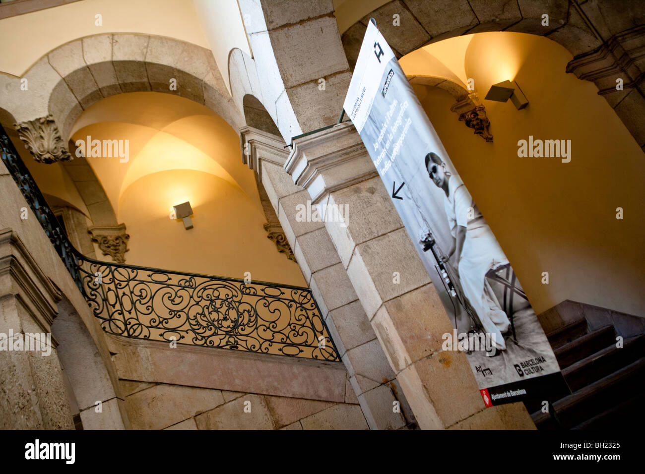 Barcelona - Palau De La Virreina - Kulturzentrum - La Rambla Stockfoto