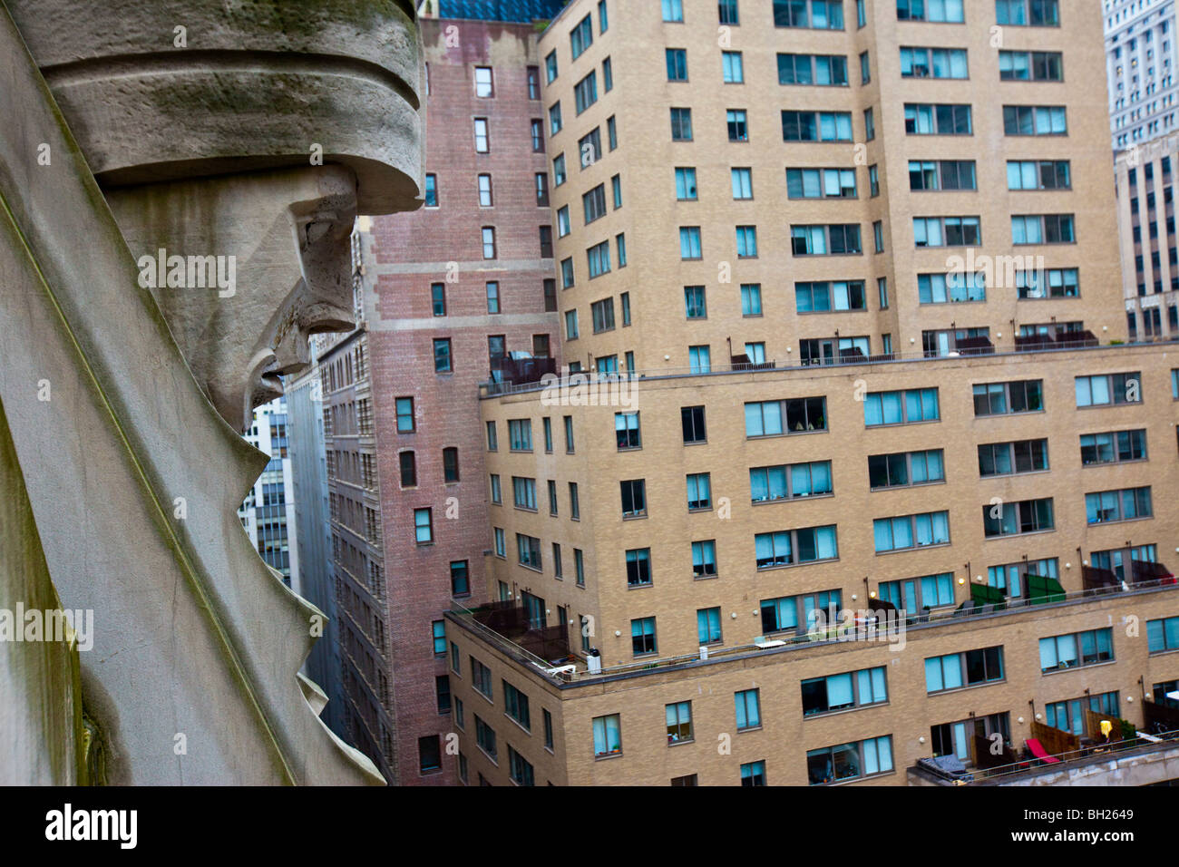 20 Austauschplatz Wahrzeichen Wolkenkratzer in Downtown Manhattan, New York City Stockfoto