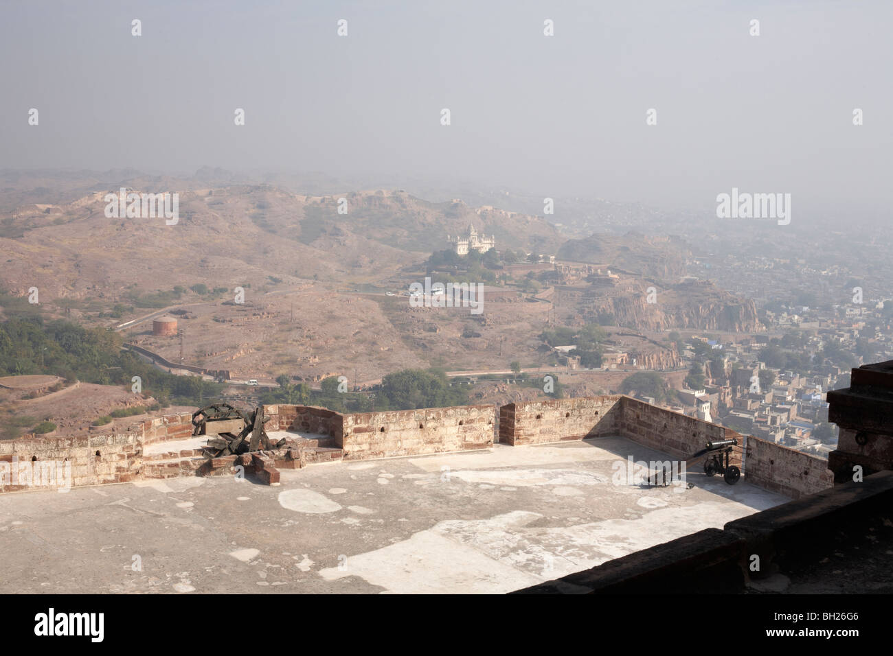 Mehrangarh Fort Jodhpur India palace Stockfoto