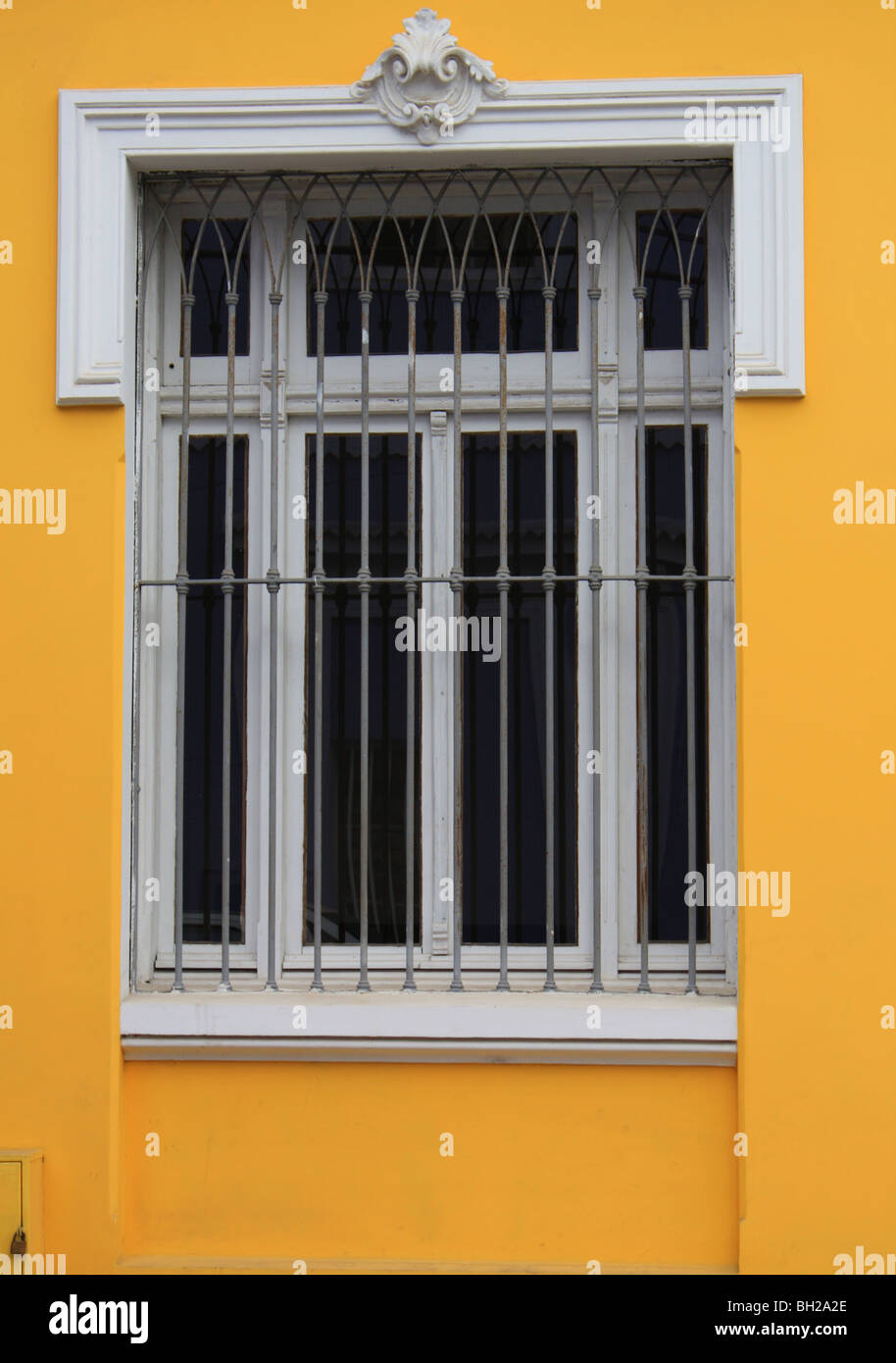 Fenster, Valparaiso, Chile Stockfoto