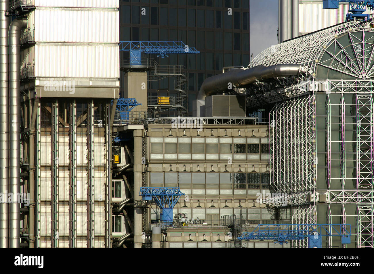 Moderne, industrielle Architektur - Lloyds building Stockfoto