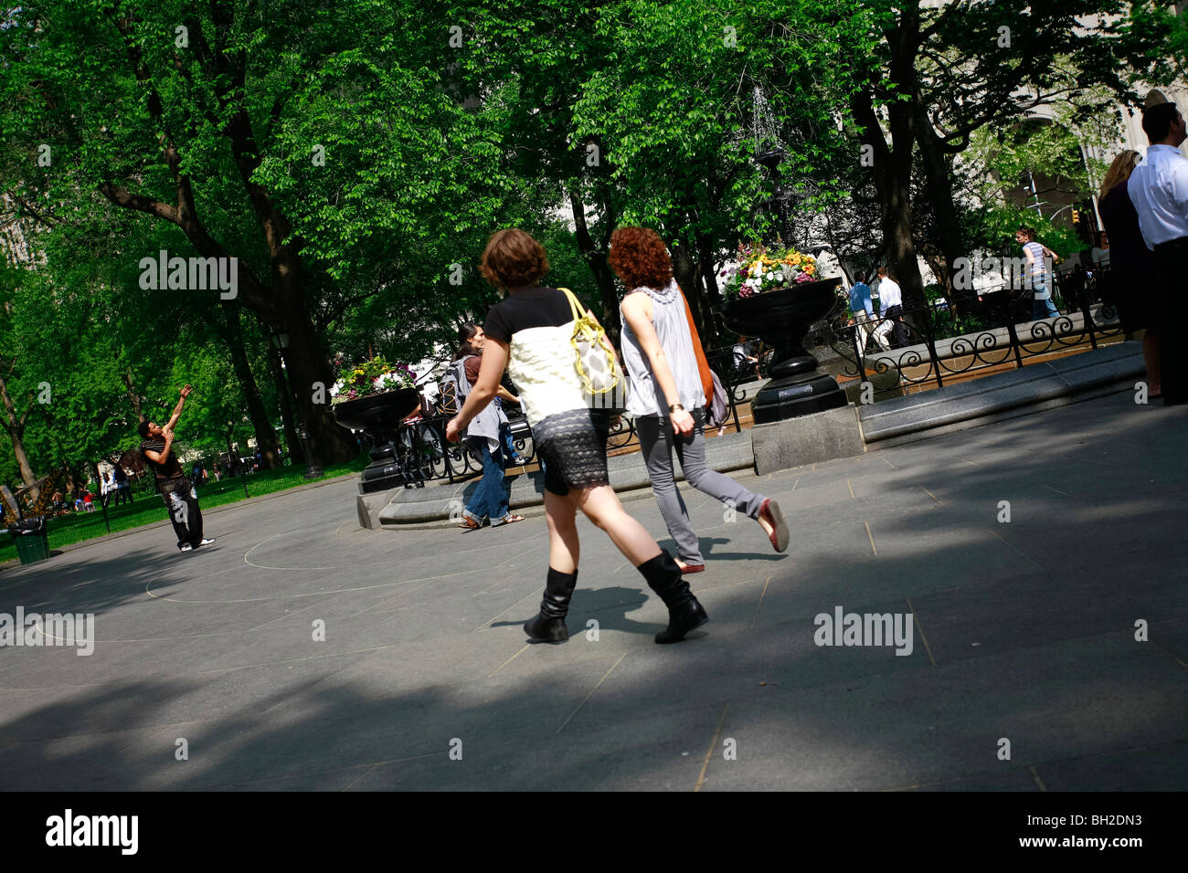 Der Madison Square bildet die Kreuzung der Fifth Avenue und Broadway 23rd Street in New York City Stockfoto