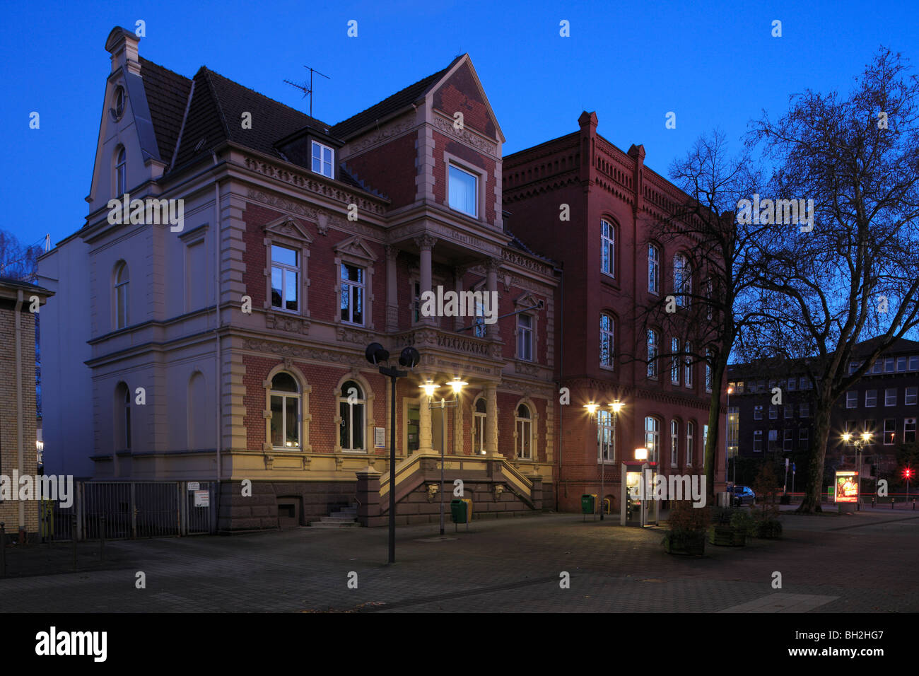 Werden bin Alten Rathaus in Oberhausen-Sterkrade, Ruhrgebiet, Niederrhein, Nordrhein-Westfalen Stockfoto