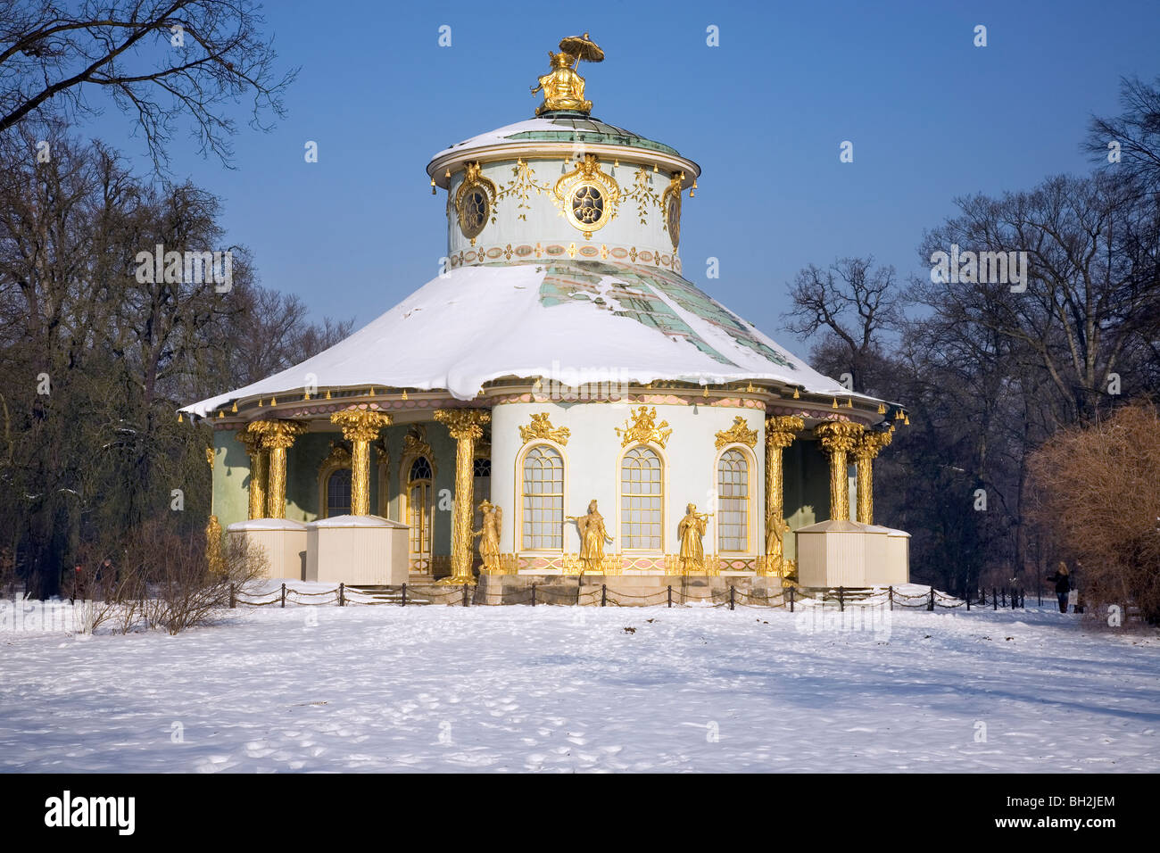 Chinese Tea House, Park Sanssouci, Potsdam, Brandenburg, Deutschland Stockfoto