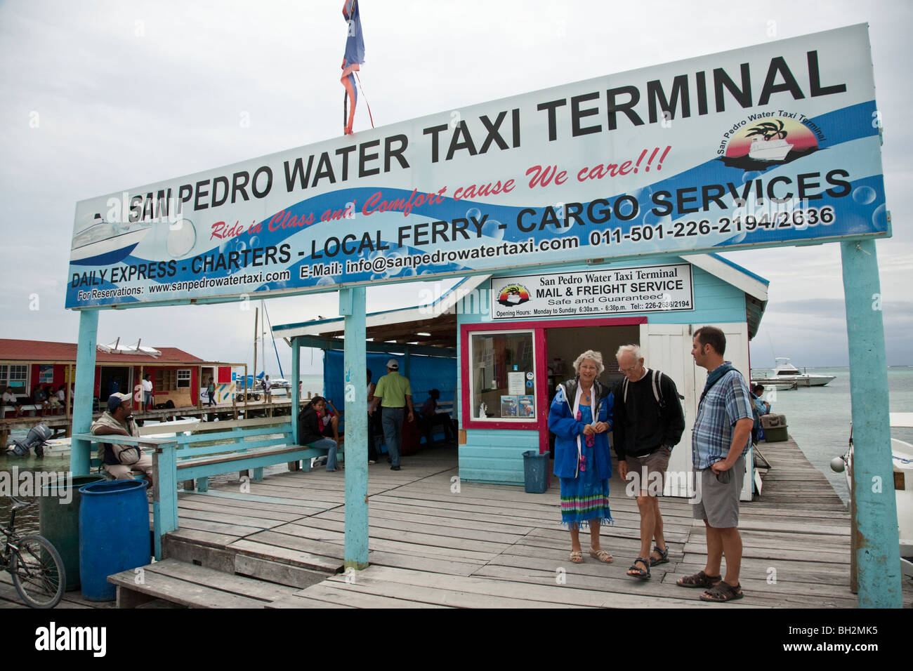 San Pedro, Ambergris Caye, Belize Stockfoto