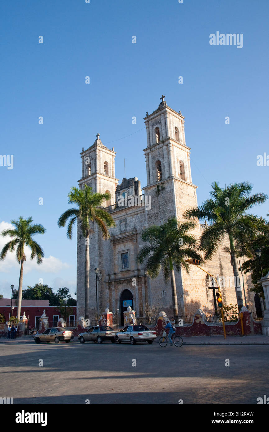 Kathedrale von San Gervasio, Valladolid, Yucatan, Mexiko Stockfoto