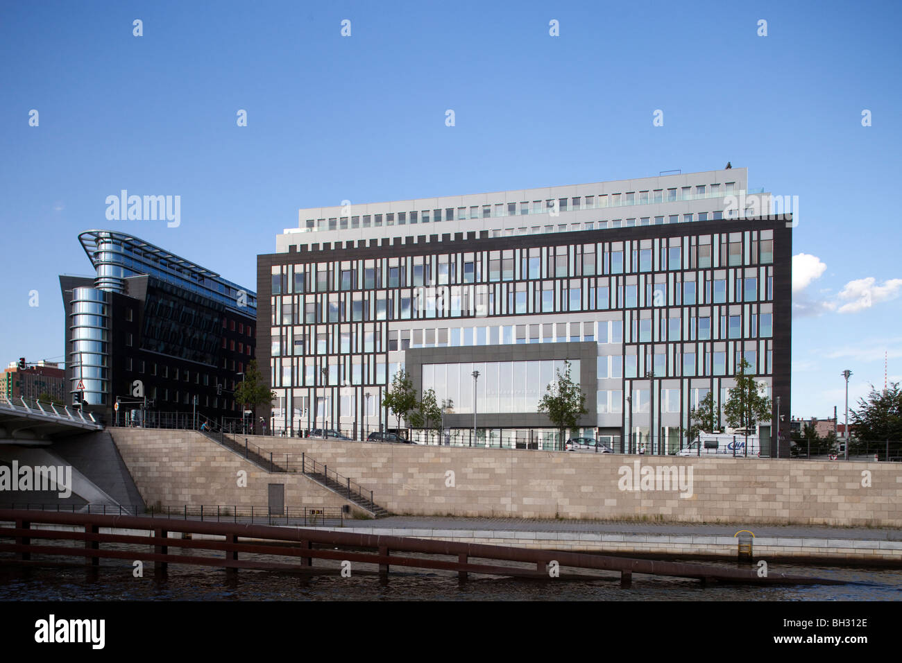 Pressekonferenz der Federal Building, Berlin, Deutschland Stockfoto