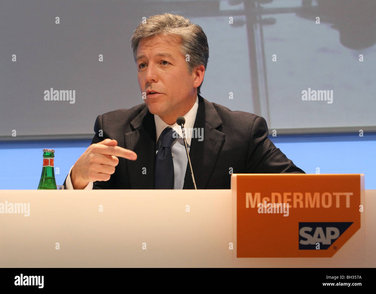 Bill McDermott, SAP CSO, Frankfurt am Main, Deutschland. Stockfoto