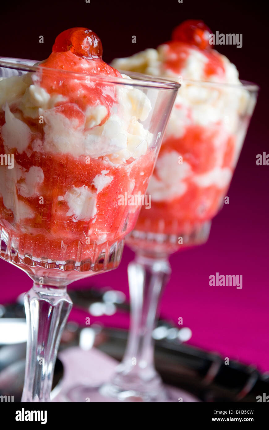 Eton mess Stockfoto