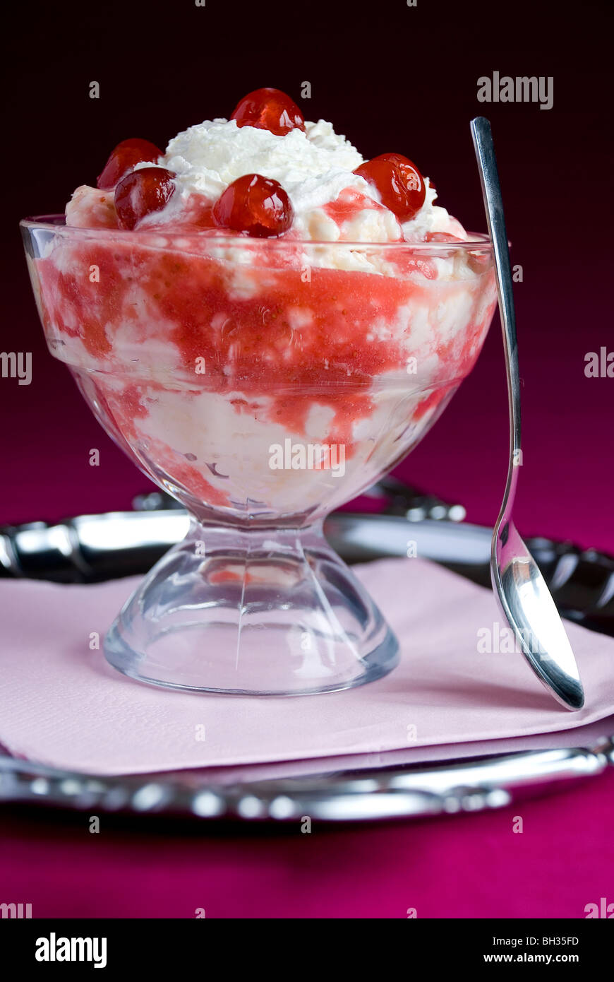 Eton mess Stockfoto