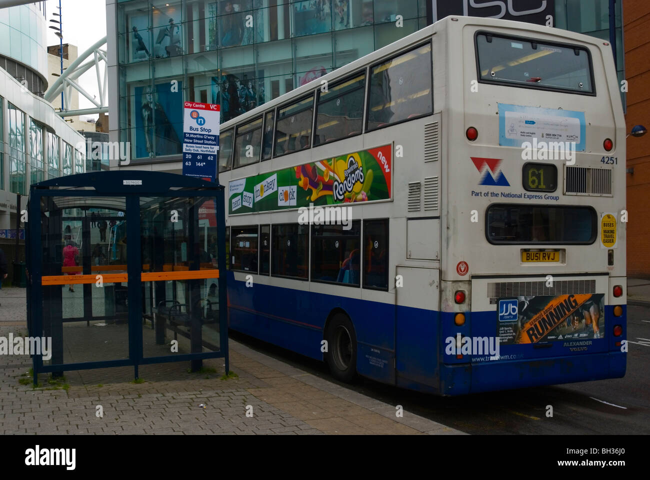 Doppeldecker bus Birmingham England UK Mitteleuropa Stockfoto