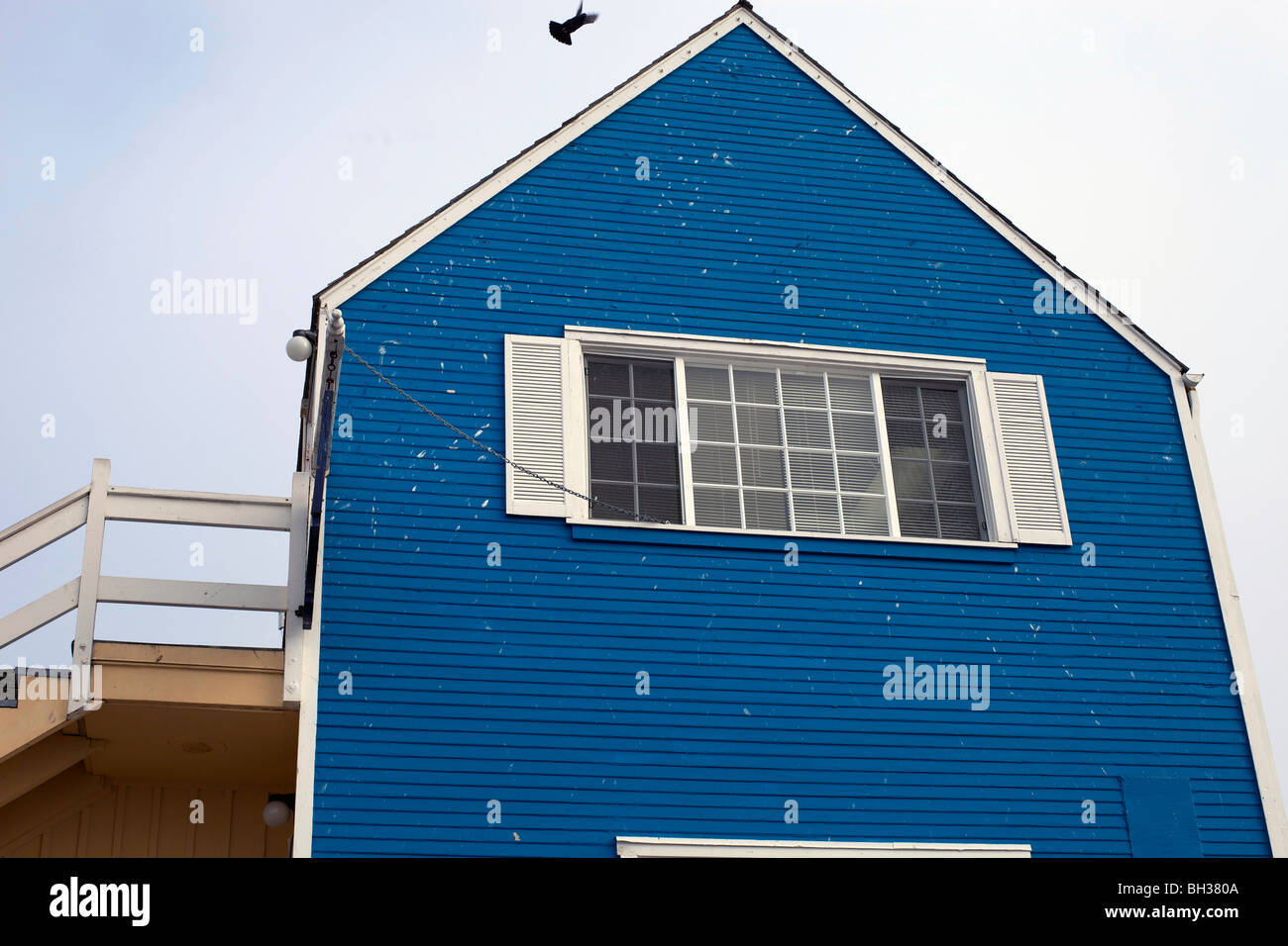 Blaues Haus Stockfoto