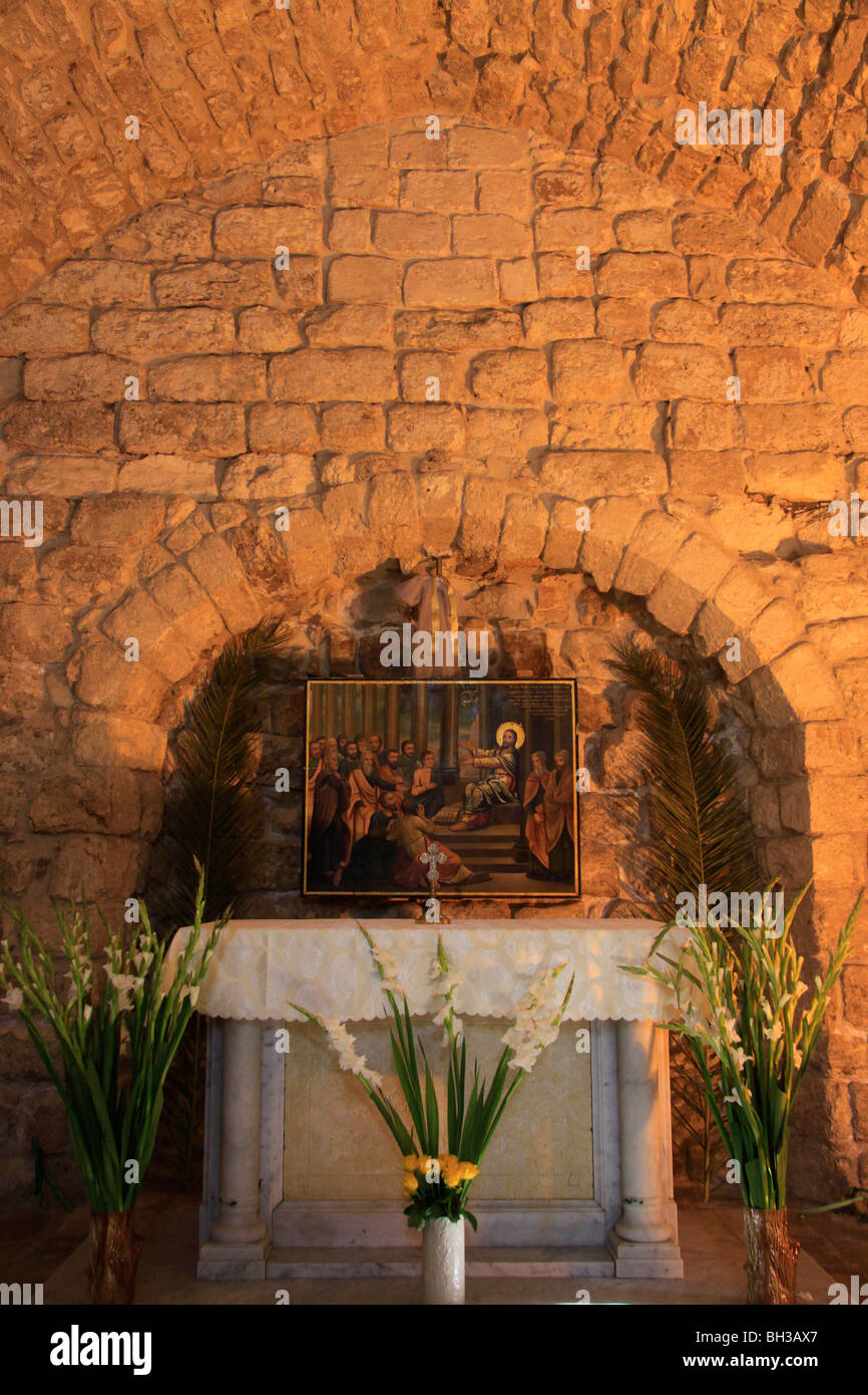 Israel, unteren Galiläa, die Synagoge-Kirche in Nazareth Stockfoto