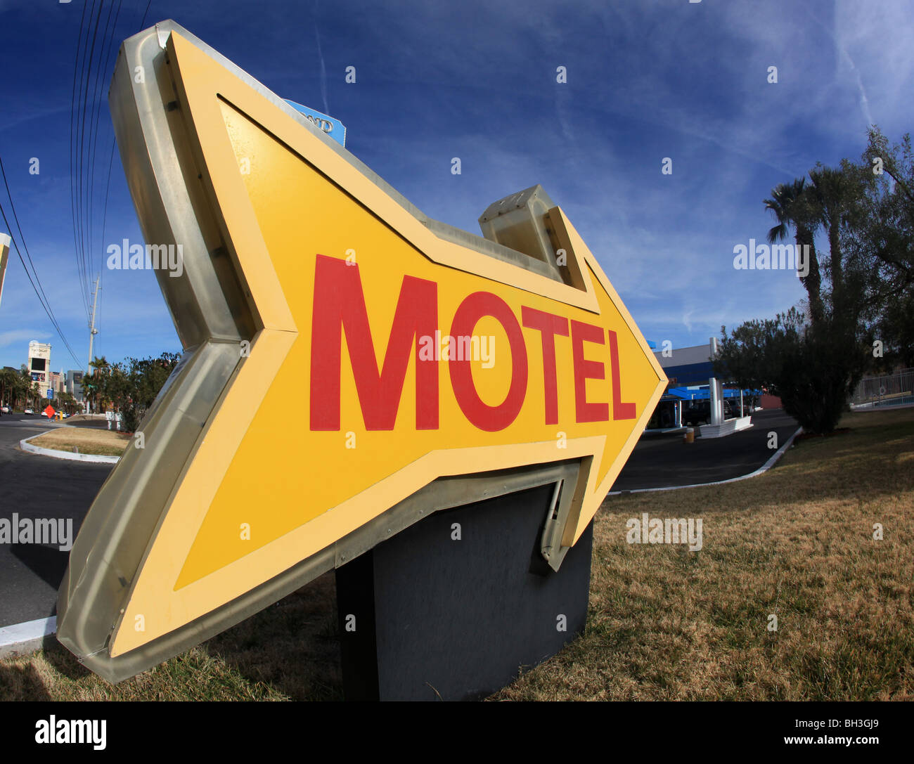 Motel, Las Vegas, Nevada, USA Stockfoto