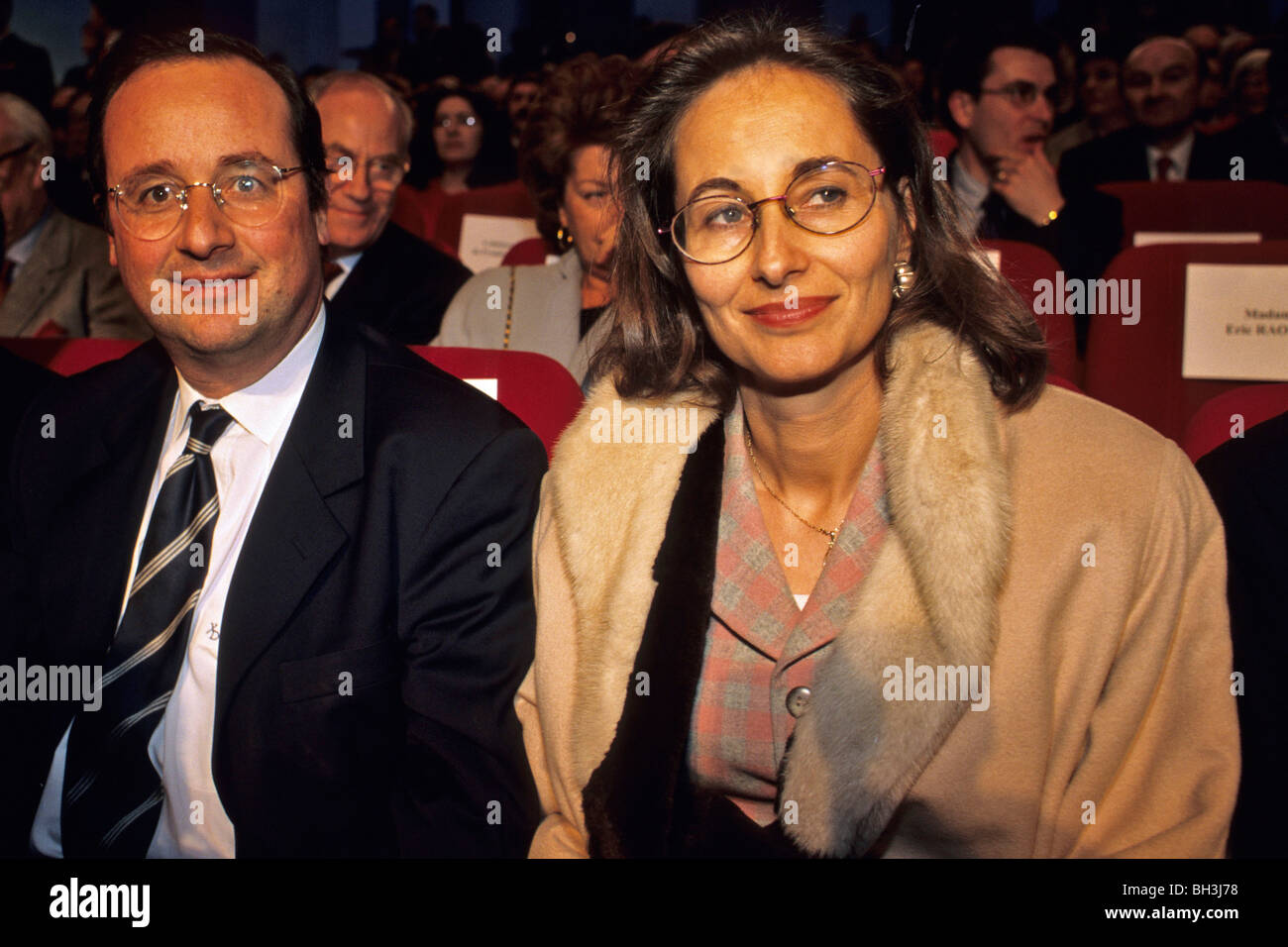 Die Paar Francois Hollande Segolene Royal Stockfotografie Alamy