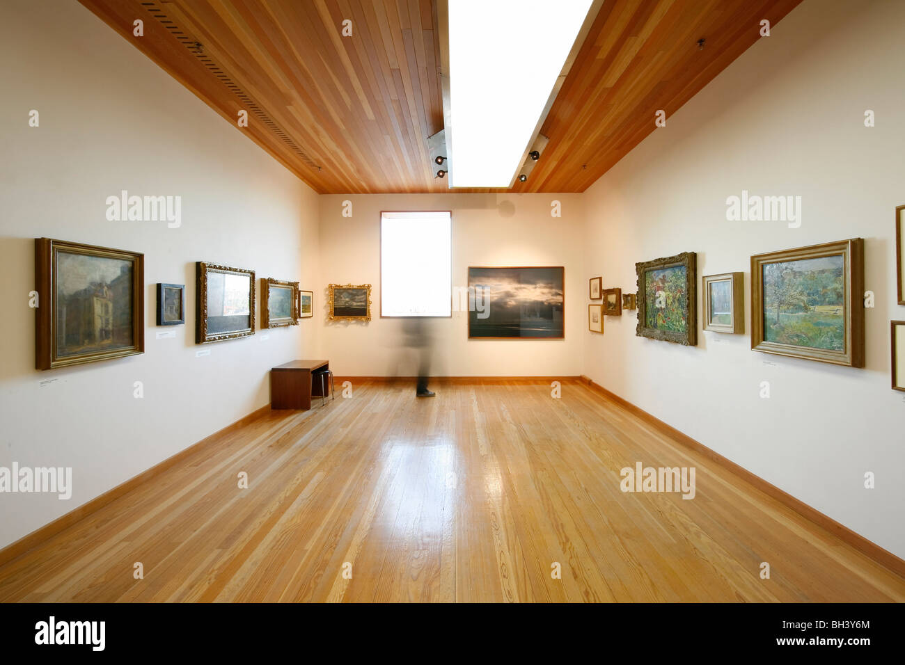 Kunst in der Kunstgalerie Walsall. Stockfoto