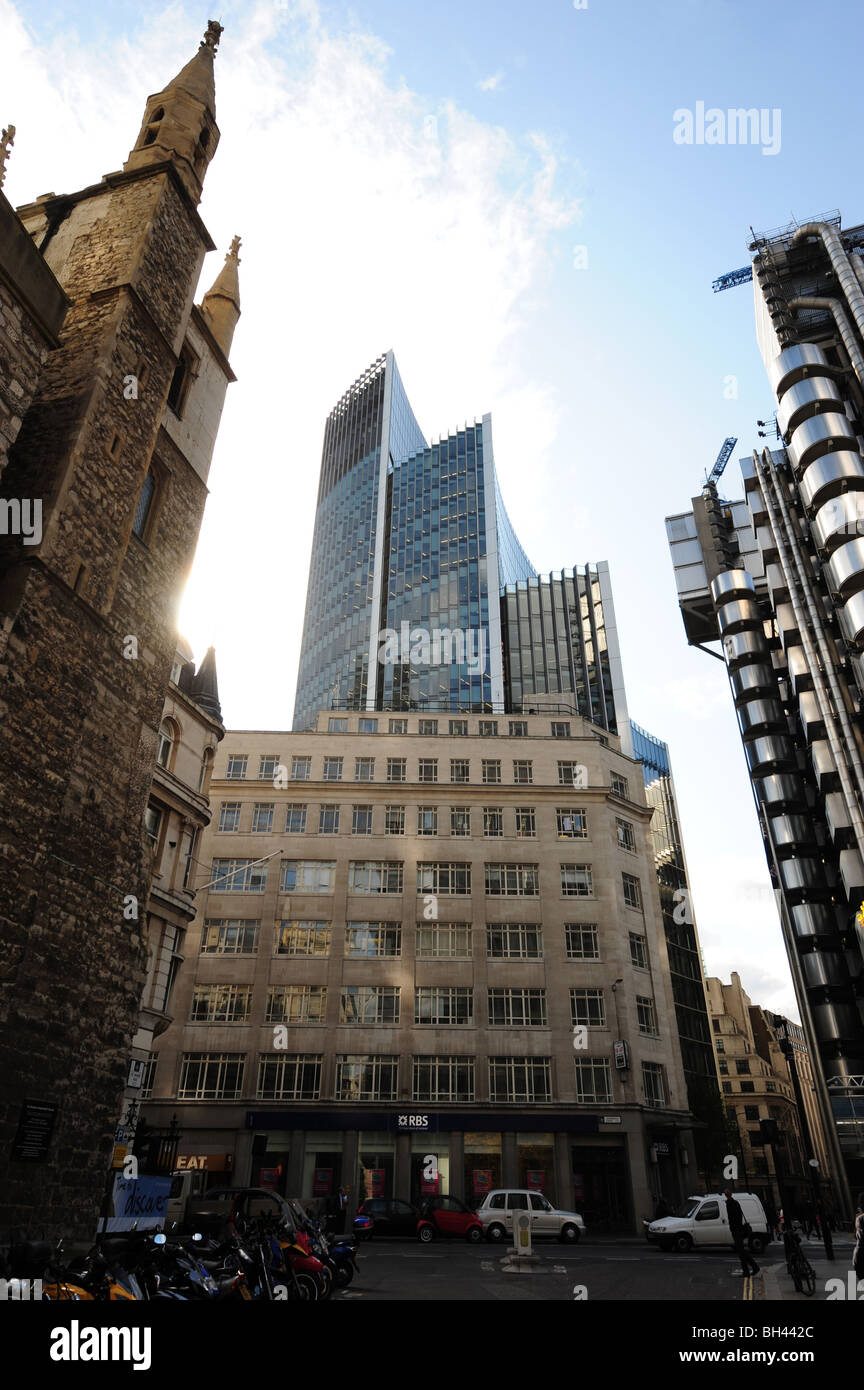 Gebäude in der Stadt London England Stockfoto