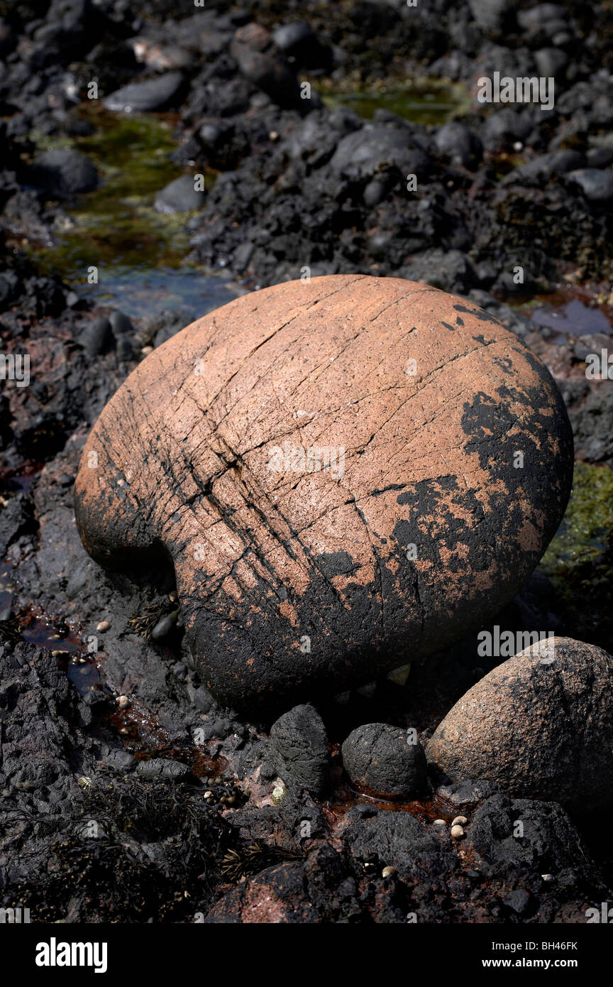 Niere geformten Stein Stockfoto