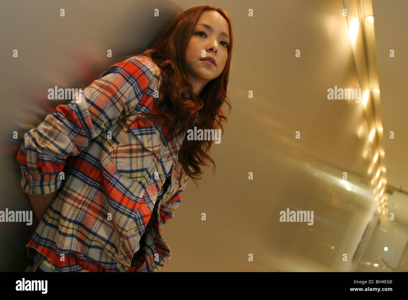 Namie Amuro, Japanische Popmusik Idol, unterzeichnete AVEX Plattenfirma. Stockfoto
