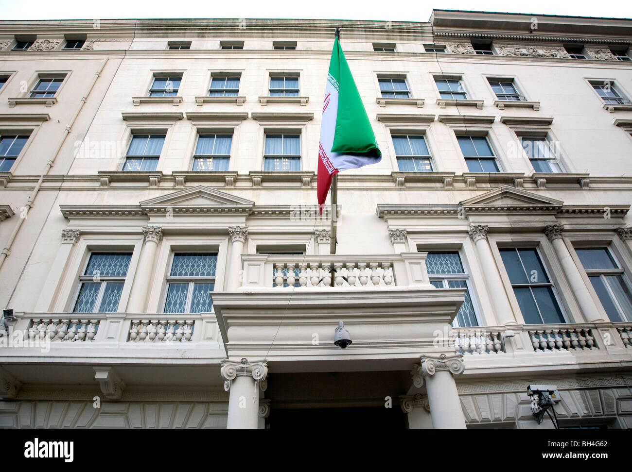 Iranische Botschaft, London Stockfoto