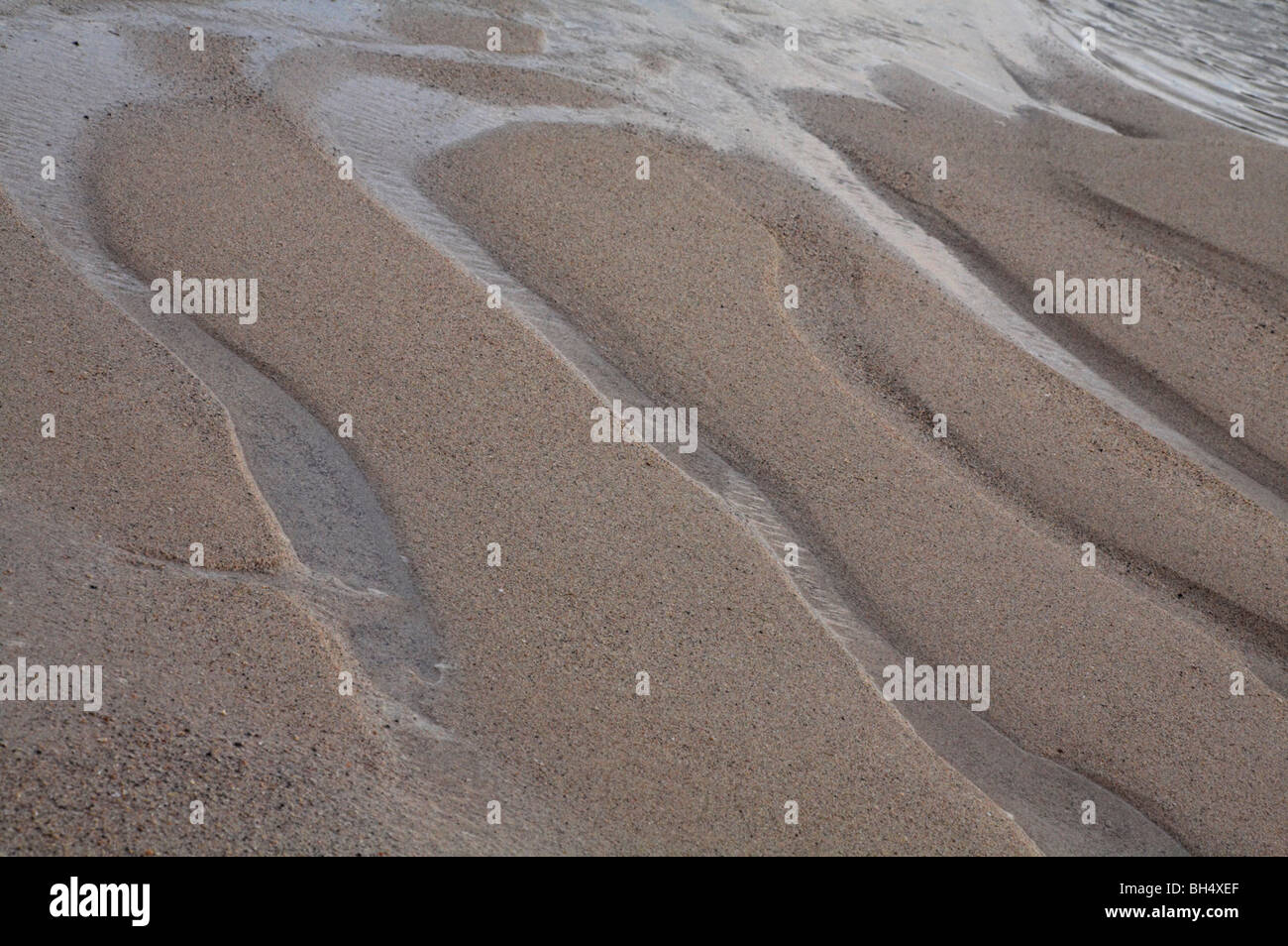 Wellenmuster im Sand Dragon Hill, Santa Cruz Island, Galapagos, Ecuador Stockfoto