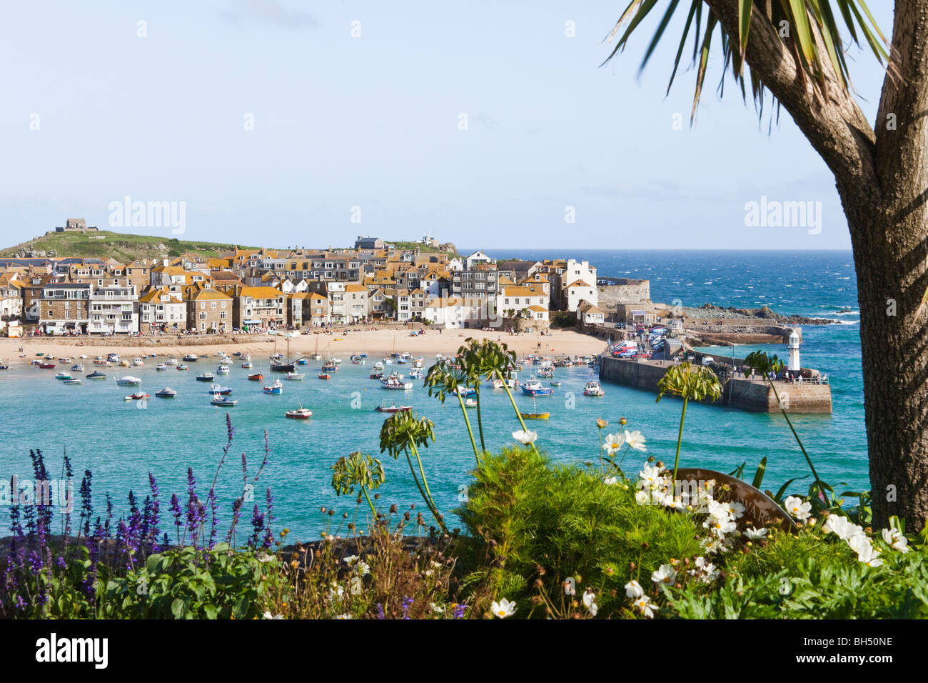 Der beliebte Badeort St. Ives, Cornwall Stockfoto