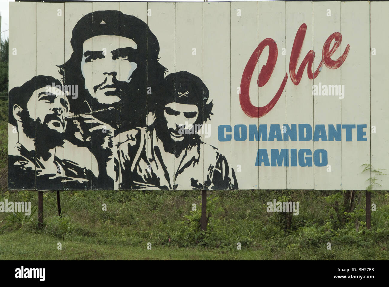 Einem Straßenrand Horten feiert Che Guevara Stockfoto