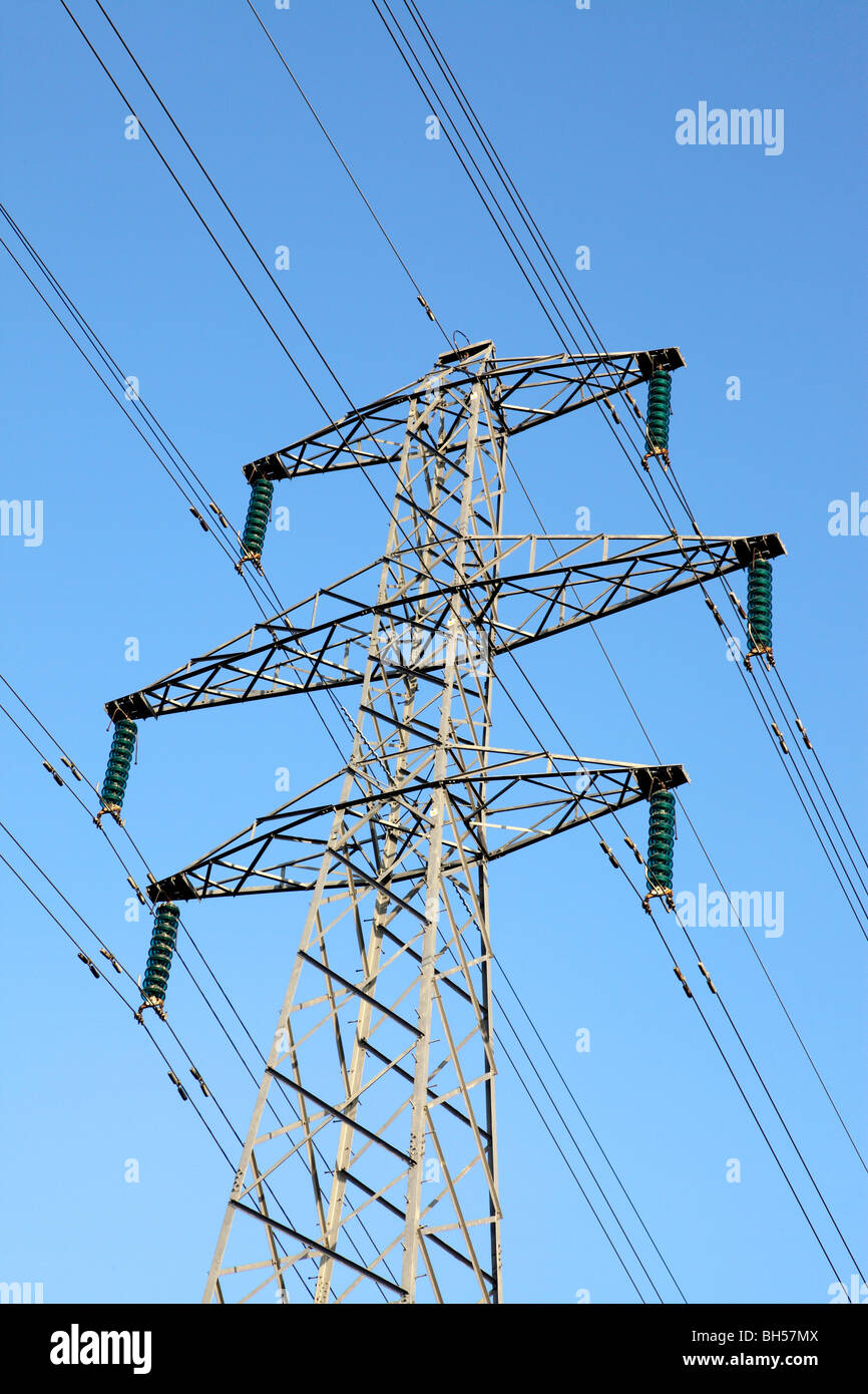 Strom-Pylon-Queens fahren Nottingham England uk Stockfoto