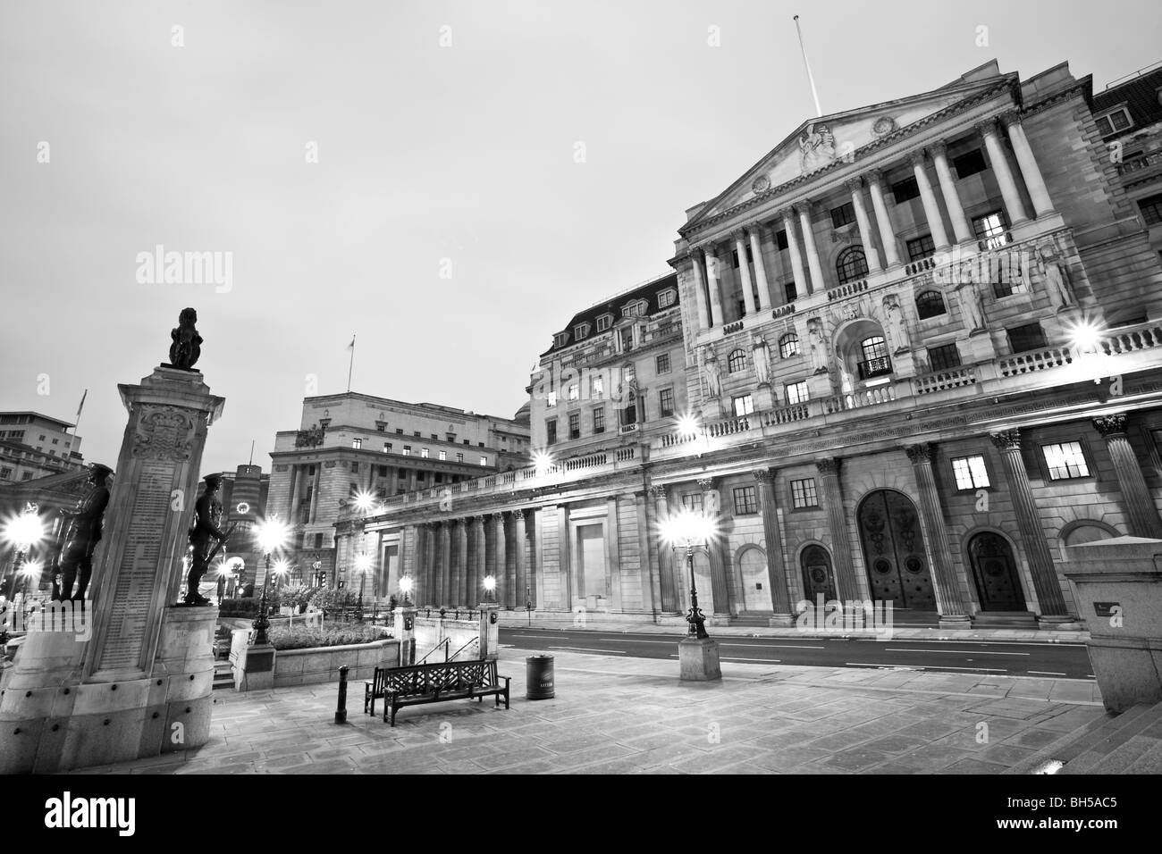 Bank Of England, London Stockfoto