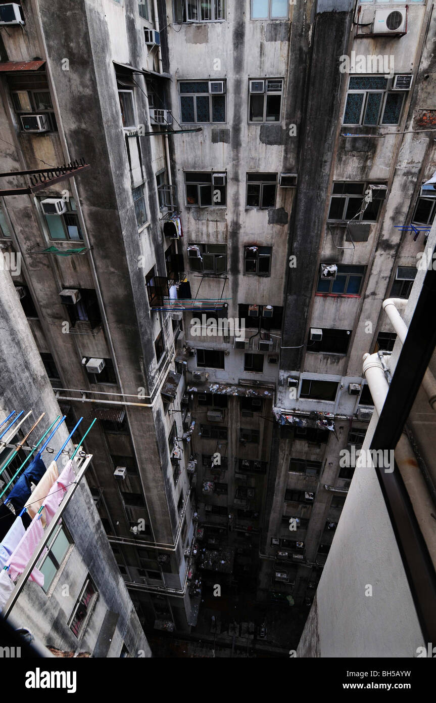 Hongkong, Kow Loon, Blick vom hotel Stockfoto