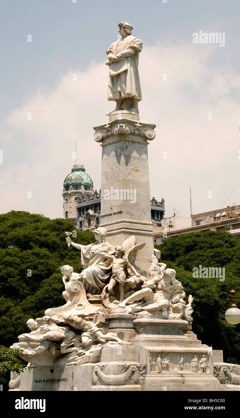 Christopher Columbus Don Cristóbal Colón Buenos Aires Argentinien Stockfoto