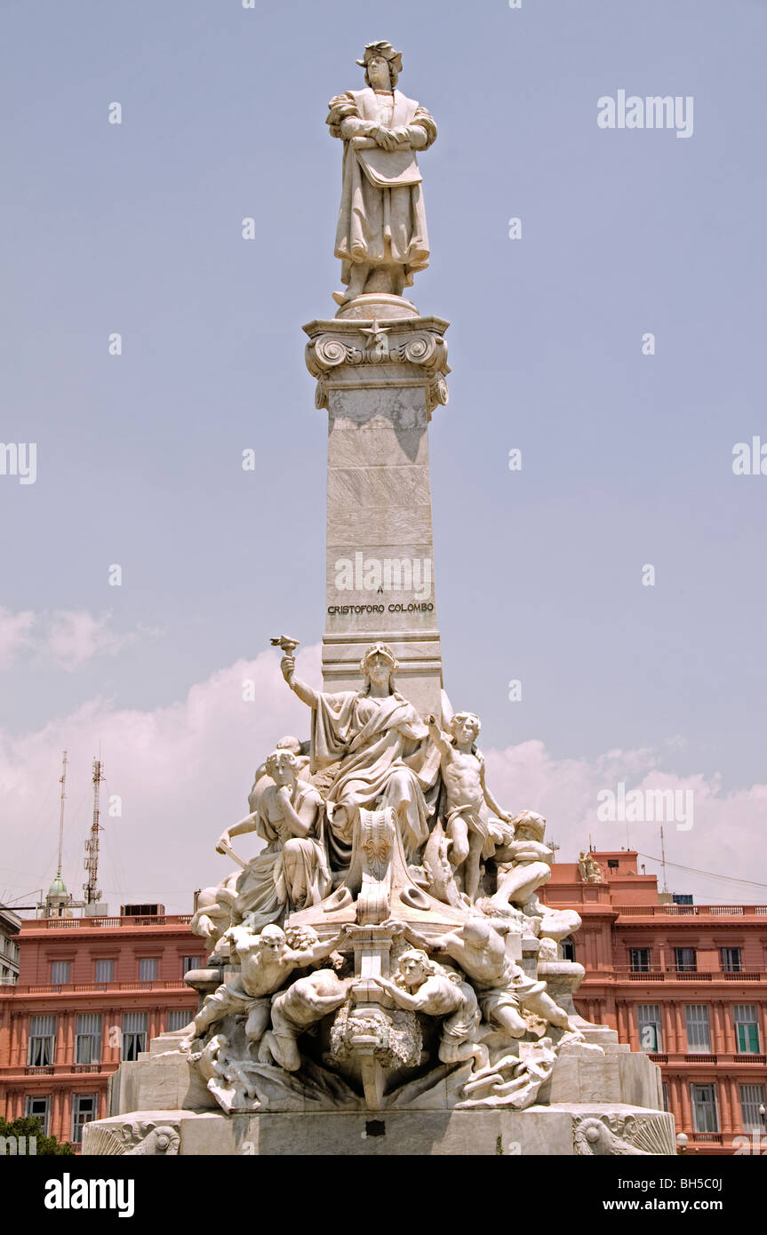 Christopher Columbus Don Cristóbal Colón Buenos Aires Argentinien Stockfoto