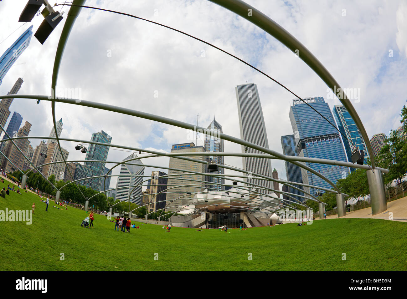 Millennium-Park in Chicago Stockfoto