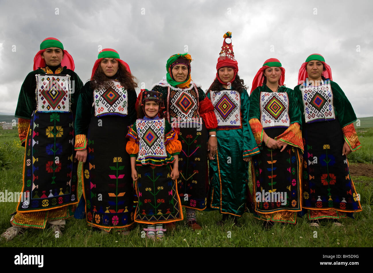 Türkische Frauen aus Ardahan Türkei Stockfoto