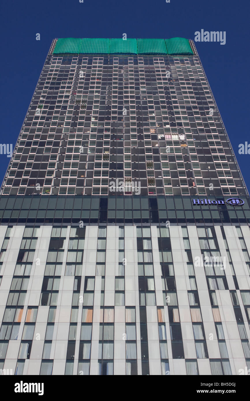 Manchester-Hilton Hotel, der Beetham tower Stockfoto